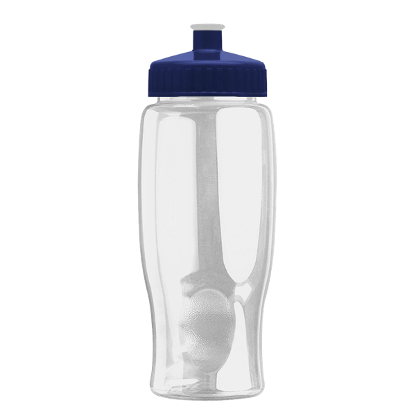 Rotation 27oz Transparent Contour Bottle w/Push-Pull Lid 34