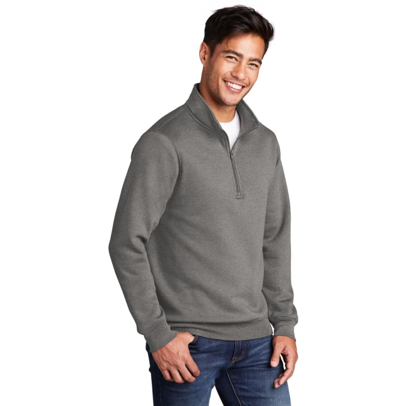 Port & Company Core Fleece 1/4-Zip Pullover Sweatshirt, custom hoodie or sweatshirt with logo imprint 53