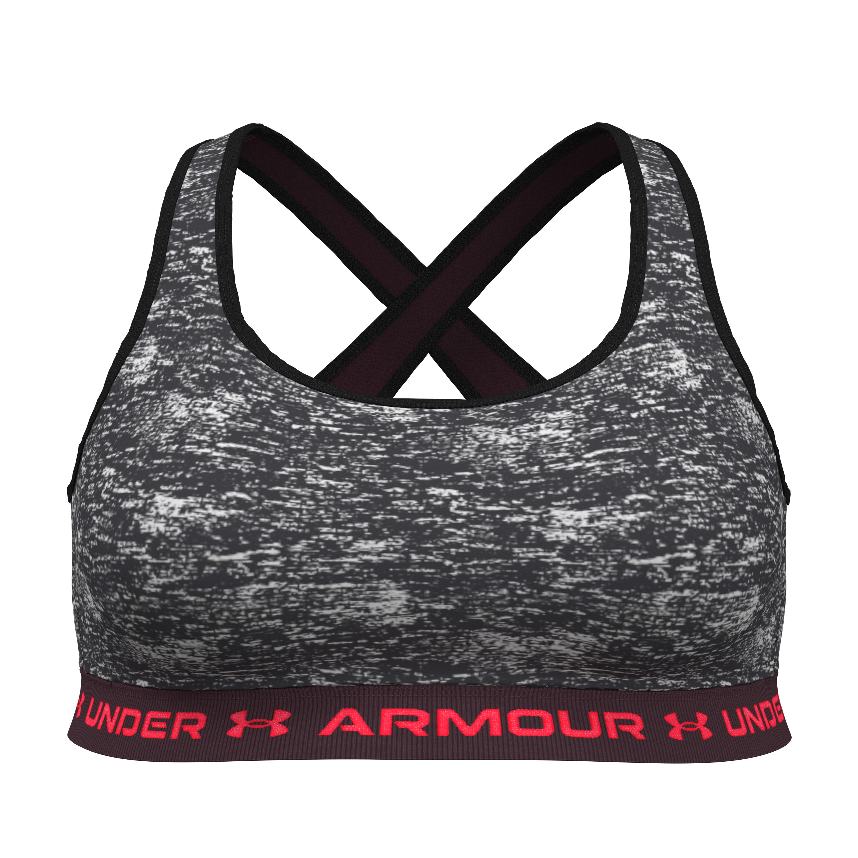 Armour Mid Crossback Heather Women's Sports Bra 4