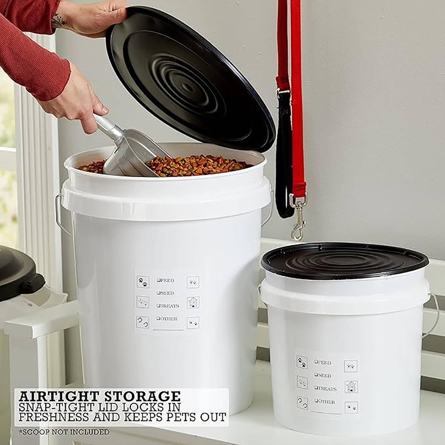 Moisture-Proof Pet Food Storage Bucket For Home Use 2