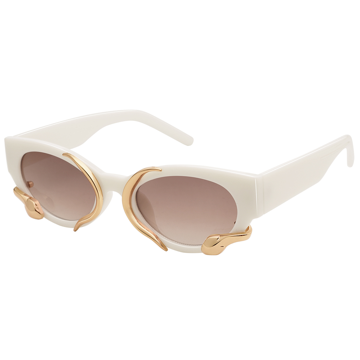 Vintage Metal Snake Sunglasses 6