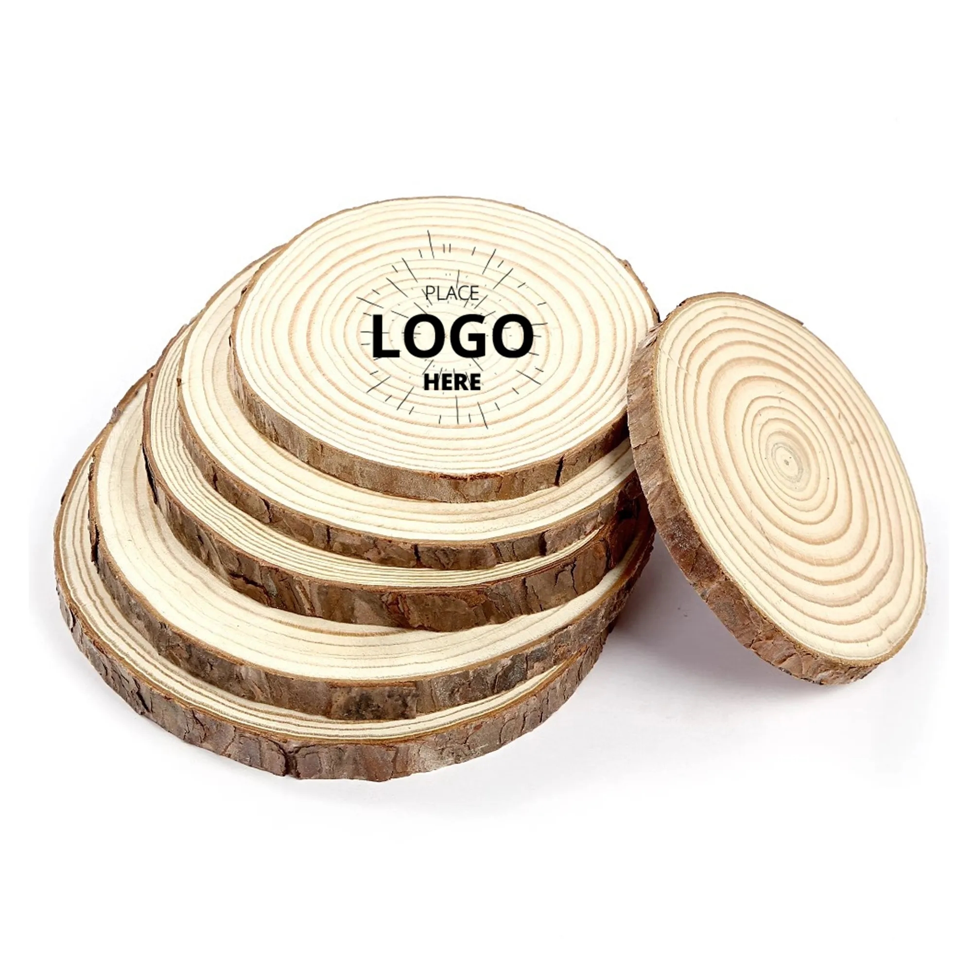 Natural Wooden Coaster 2