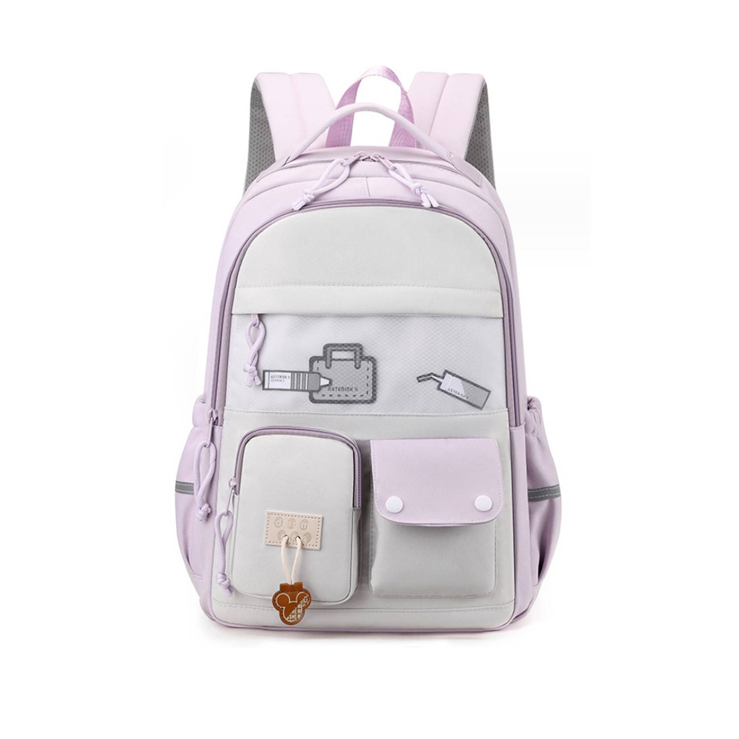Simple And Versatile Nylon Student's Backpack 2