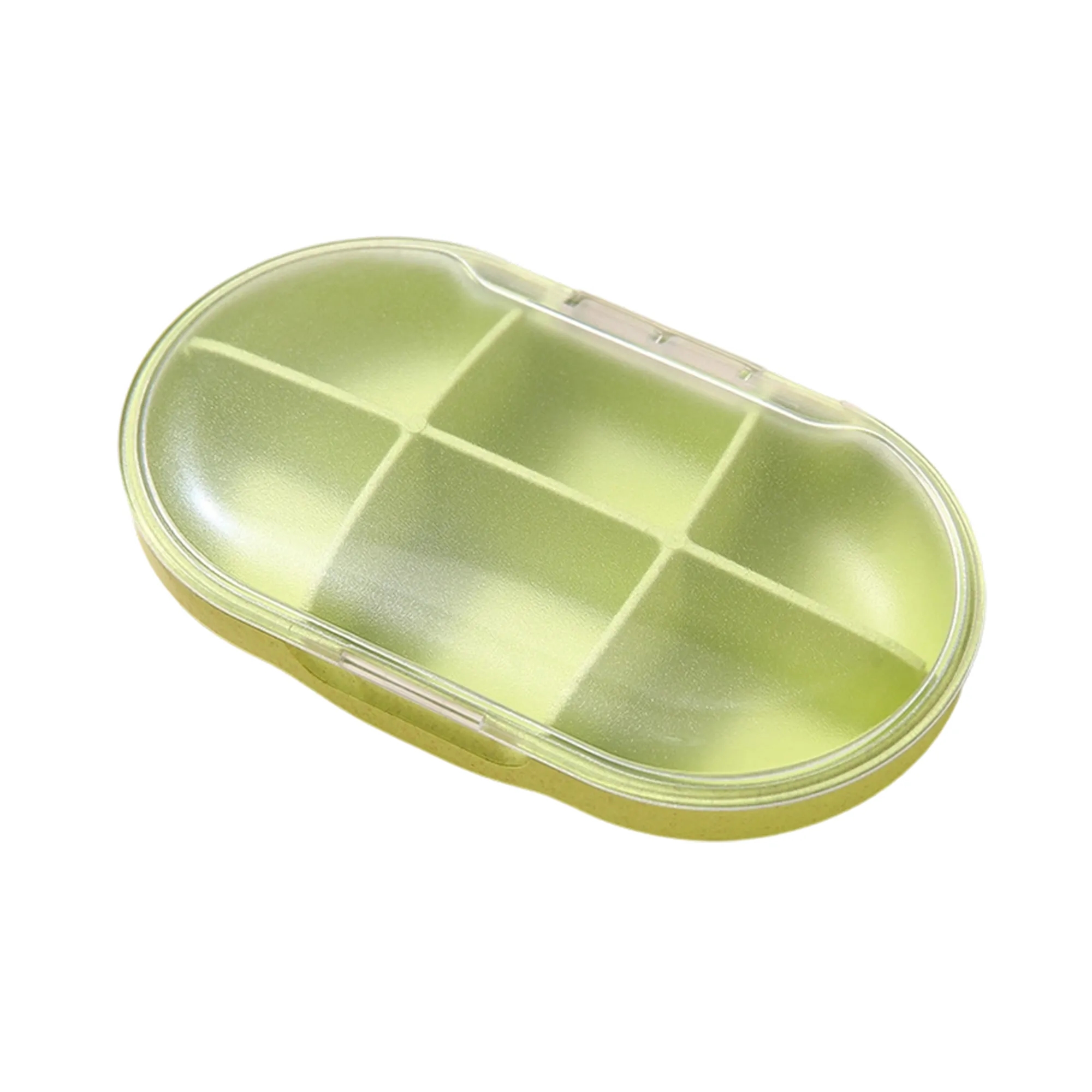Palm Size Pill Organizer with Secure Clasp Design 1