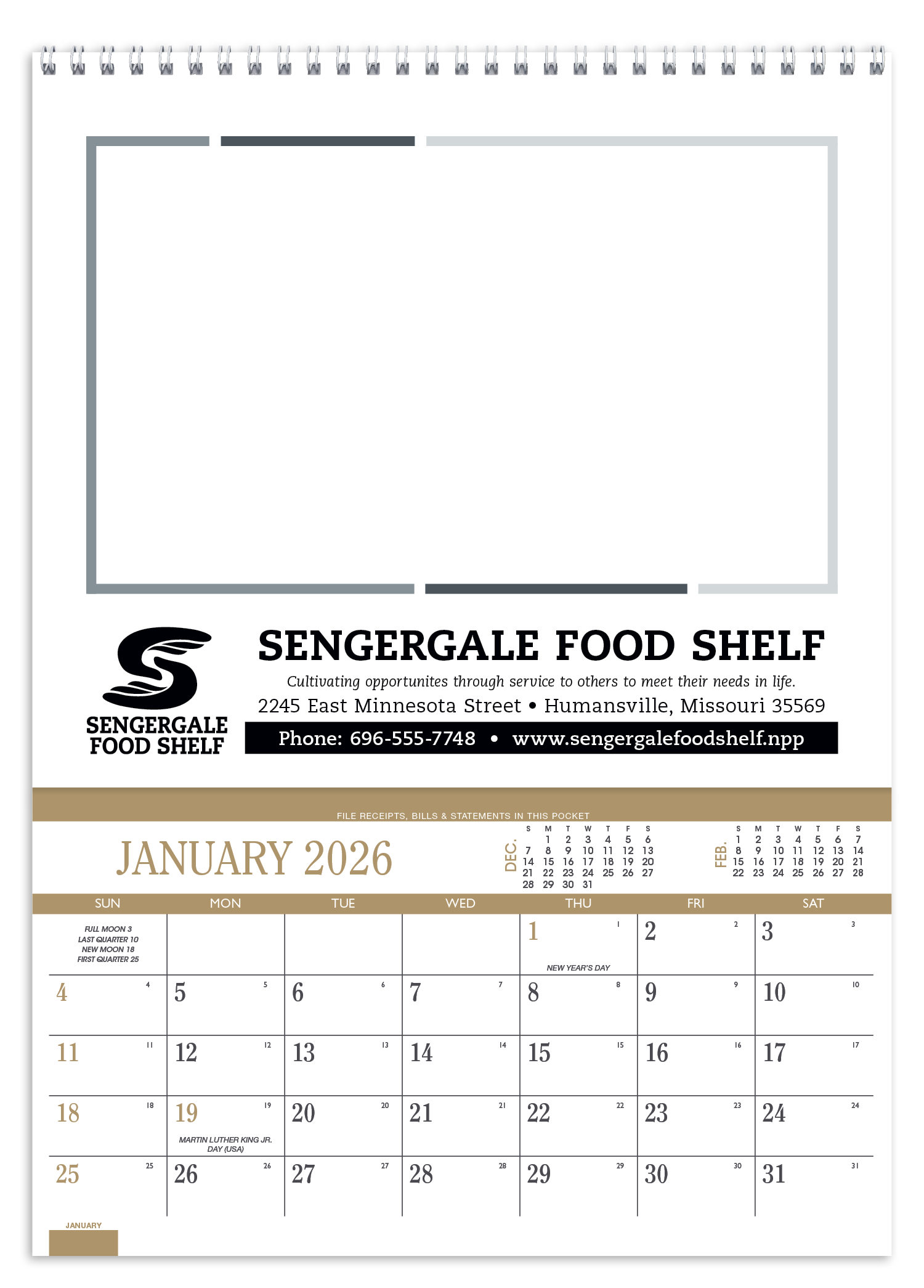 Triumph® Calendars Recipe Pocket Calendar 59