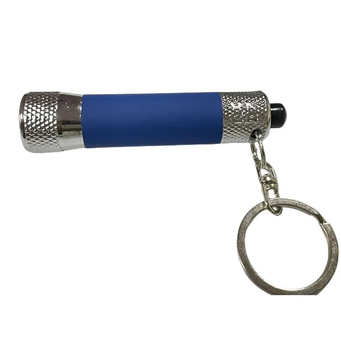 Rubber Finish 3 LED flashlight with Keyring 5