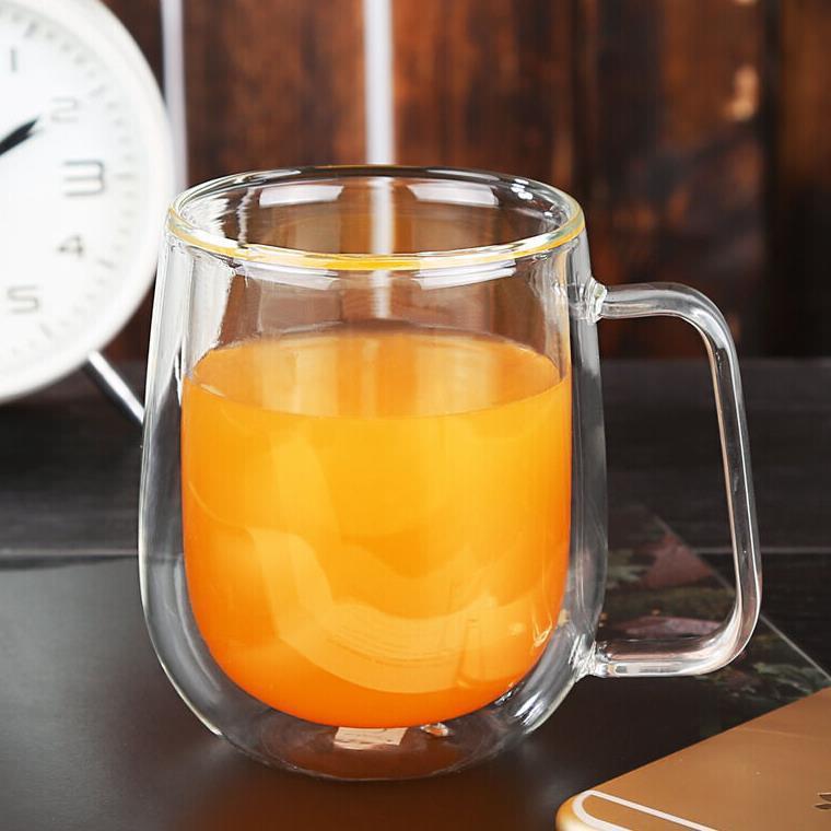 Double Wall Insulated Glasses - Coffee Mugs 12oz 6