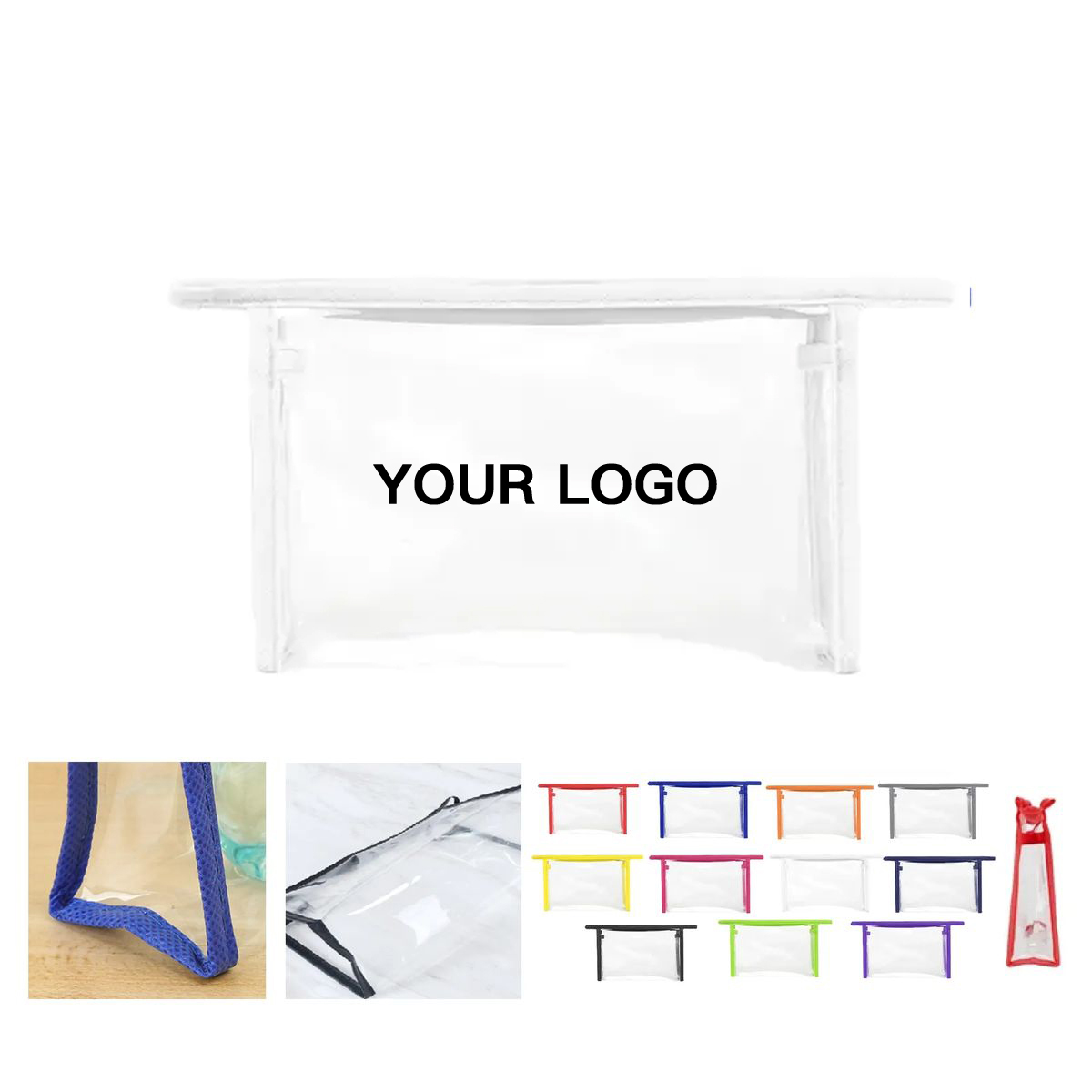 PVC Transparent Pouch for Gym or Hotel Use 5
