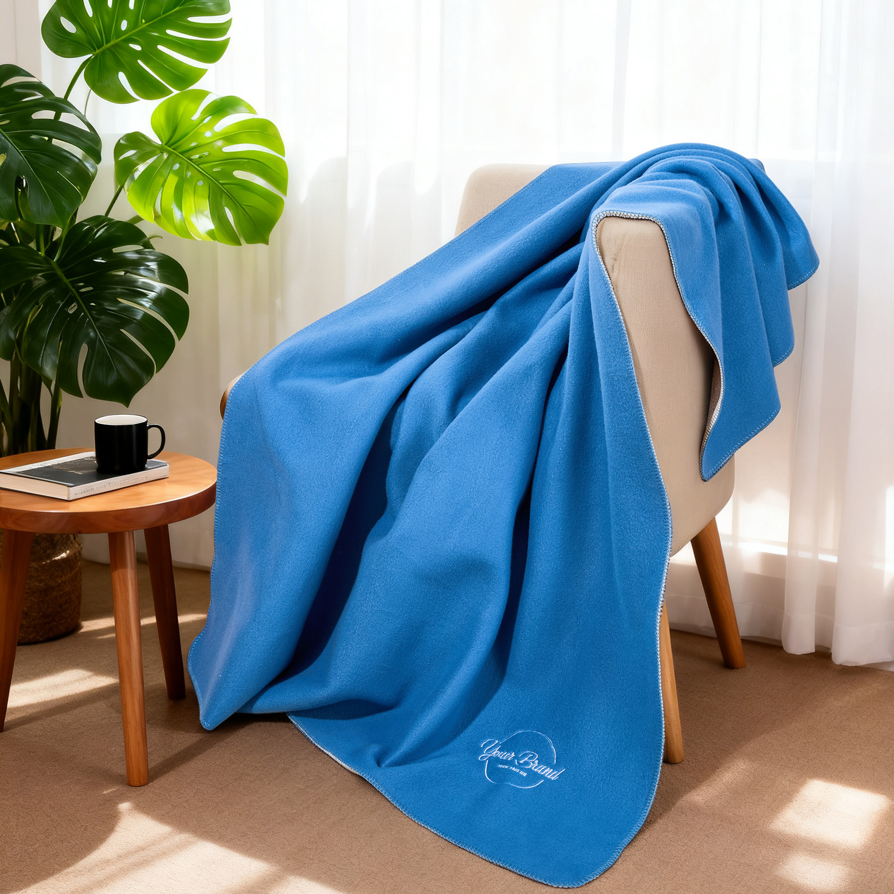 400GSM Cozy Fleece Blanket - 50'' X 60'' Unfolded 2