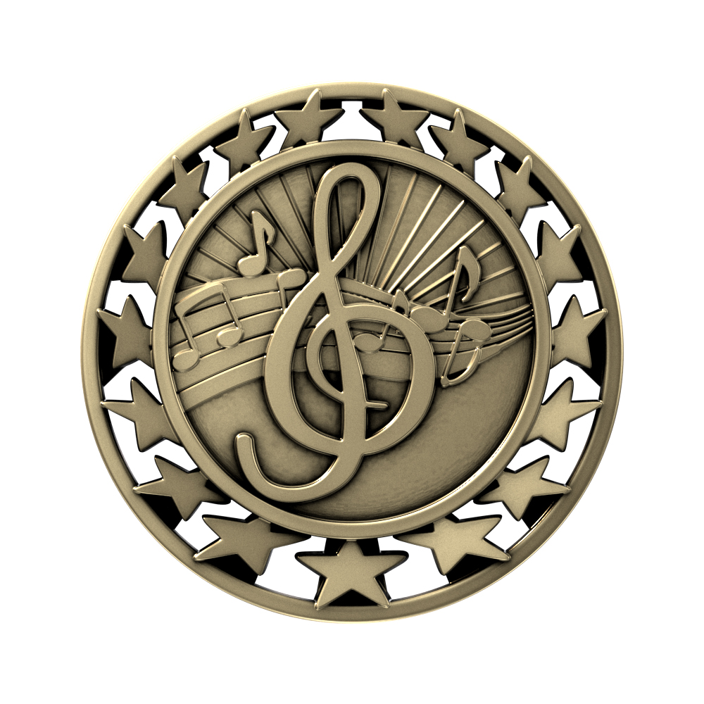 Music Star Medallion (2-1/2") 5