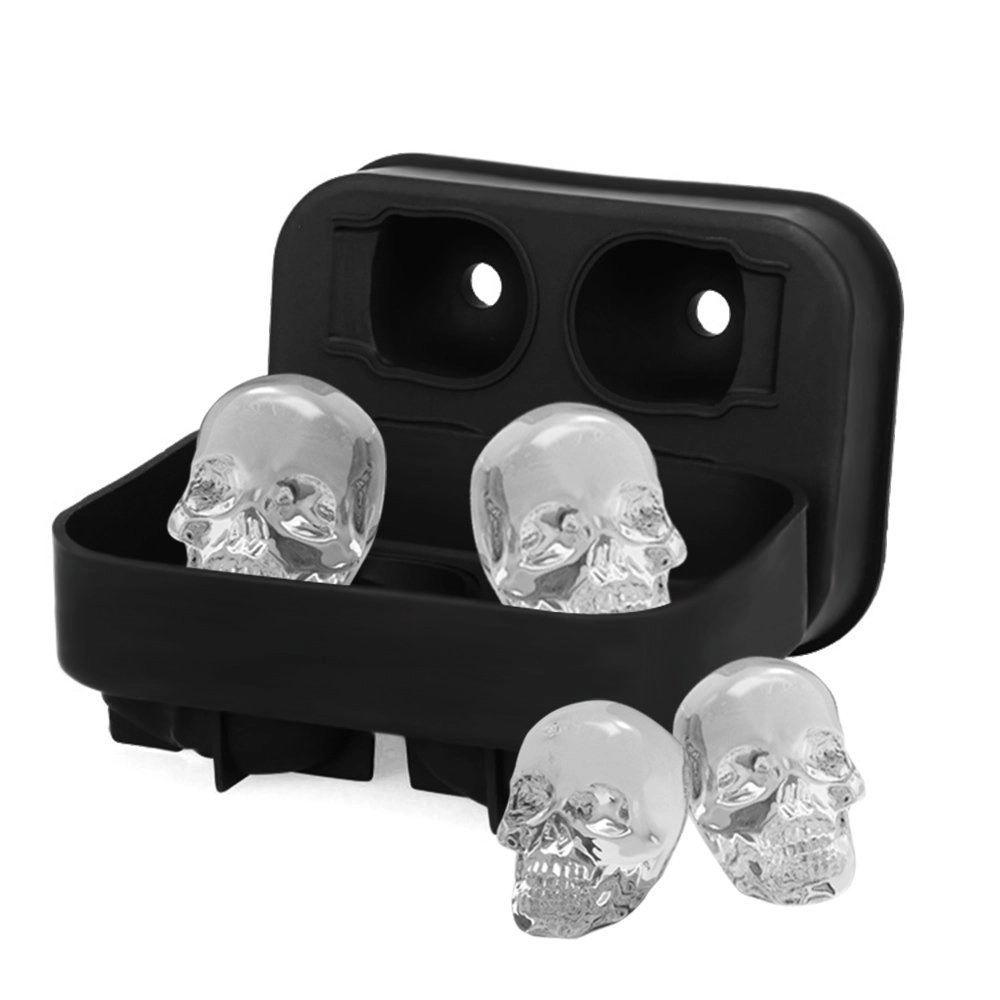 Whiscky Skull Ice Mold 3