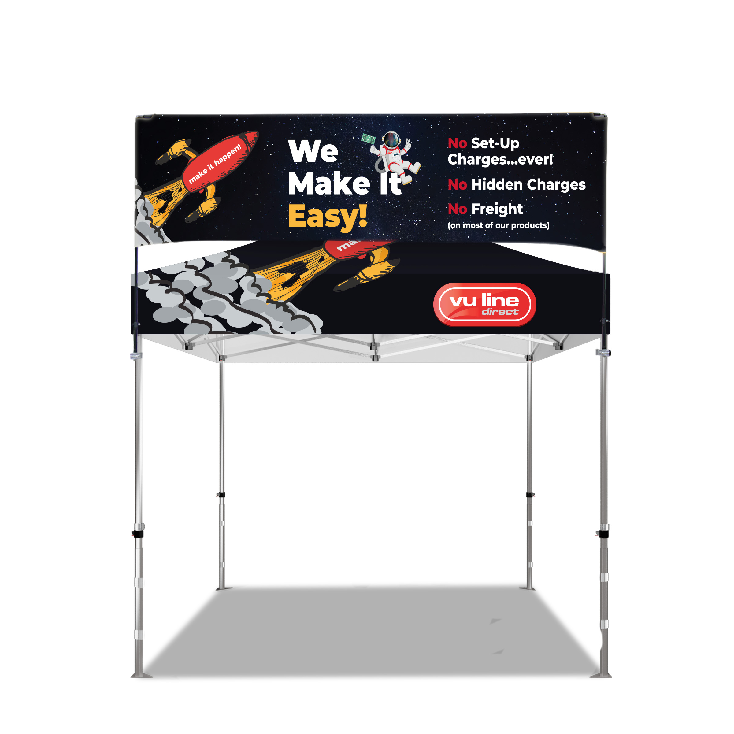 10'x10' TENT BILLBOARD BANNER