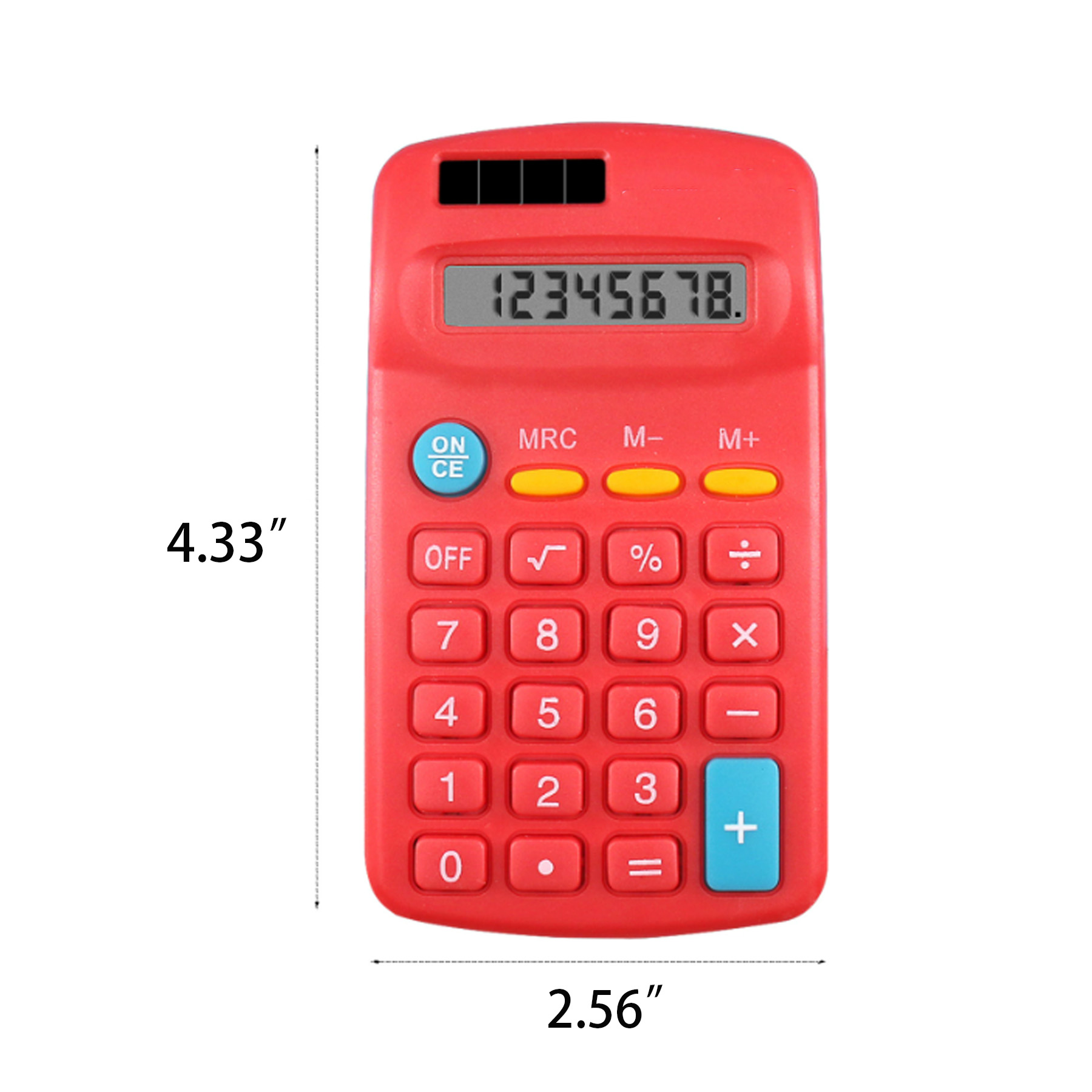 8-digit student portable calculator 6