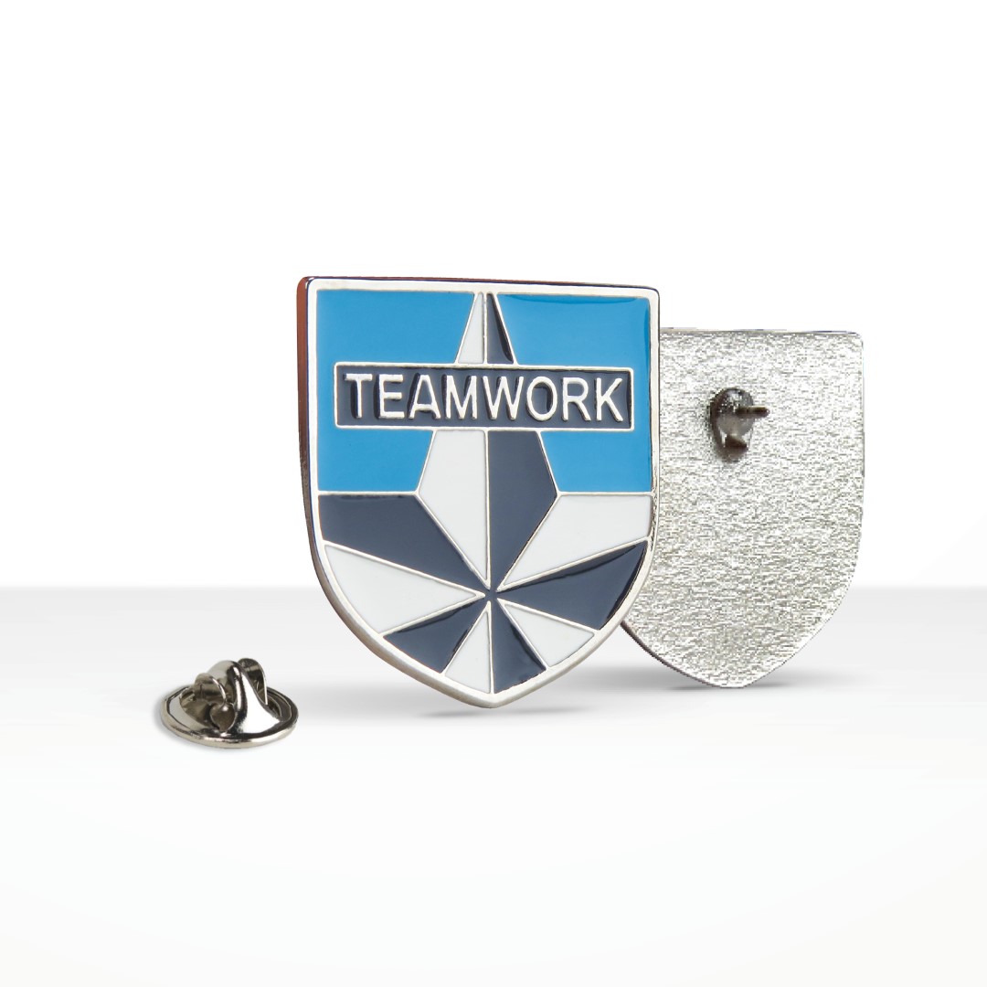 Soft Enamel Die Struck Lapel Pin (1 in) 2