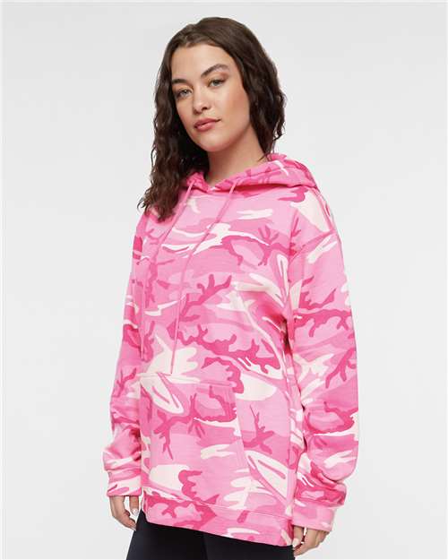 Unisex Camo Fleece Hoodie Sweatshirt - 3969 23