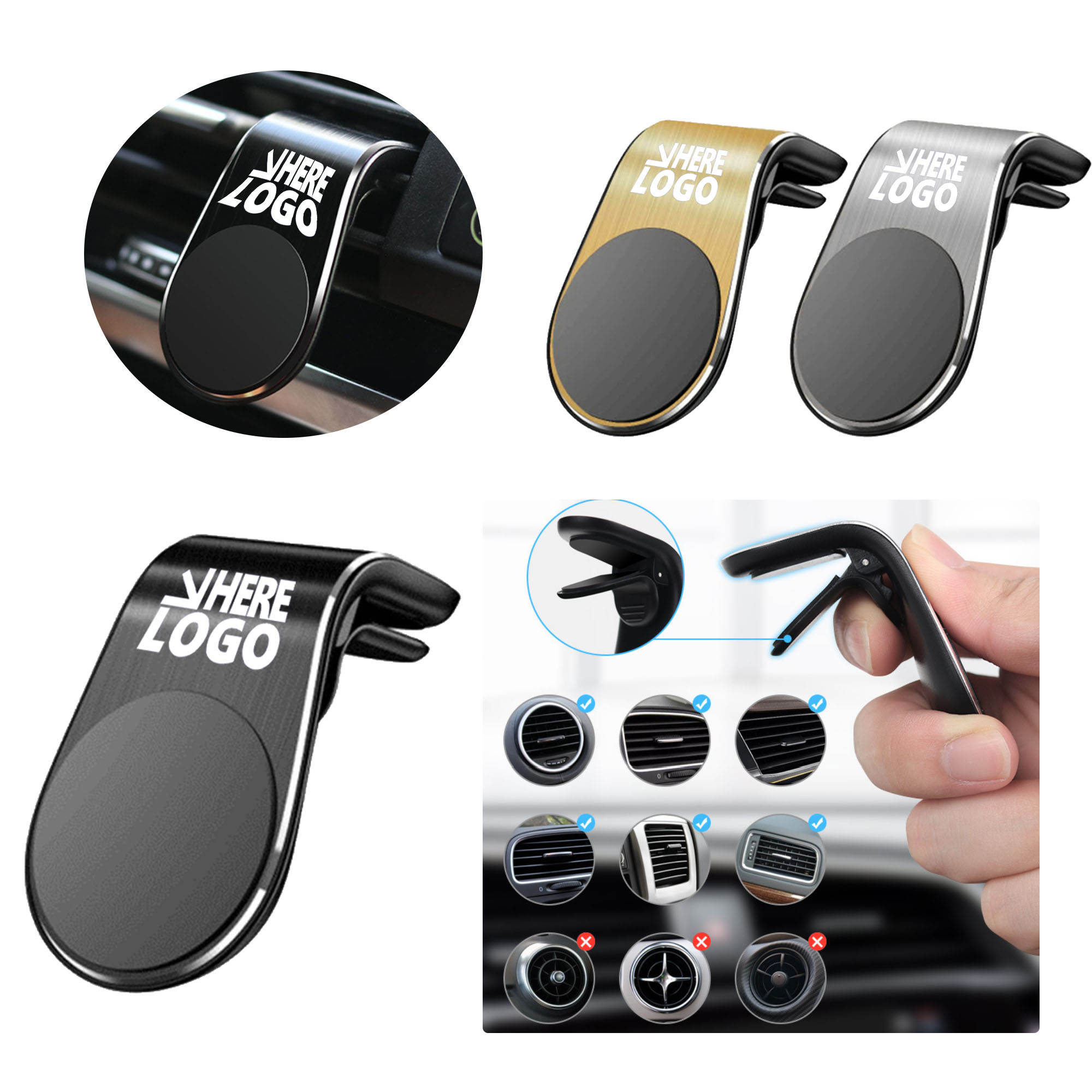 MOQ1000 Back-Mounted Car Phone Holder 1