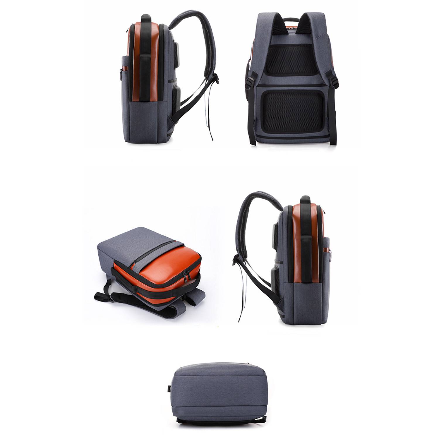 15.6 inch Nylon Men Business Casual Computer Backpack 4