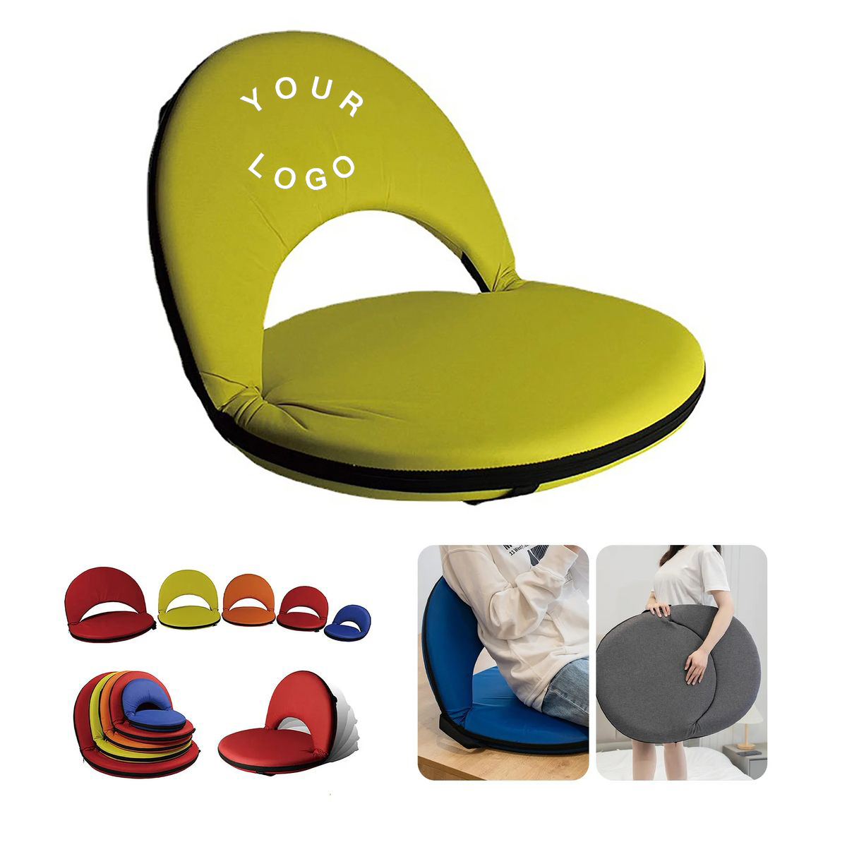 Folding Sports Seat with Waterproof Polyester Cushion 1