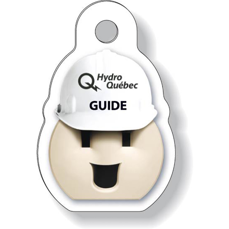 Custom Key Tag .030 Compressed Laminated PVC (3 sq/in), Full Colour