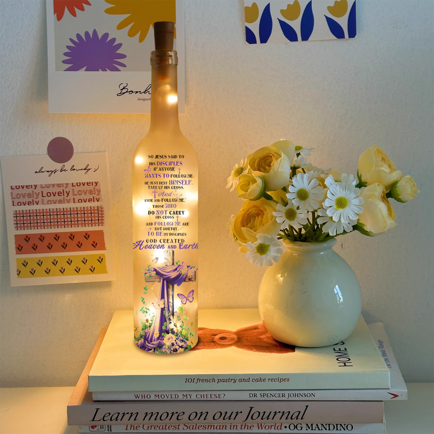 Wine Bottle Light Decor Gift 4