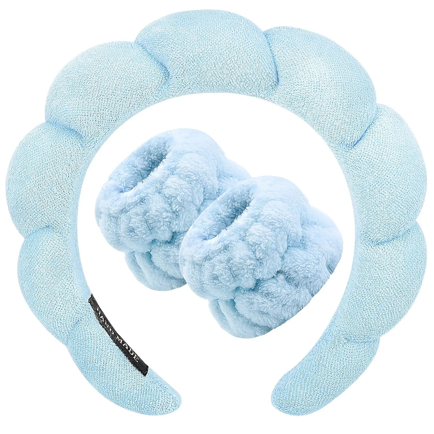 Customizable Sponge SPA Headband - Wrist Set 3