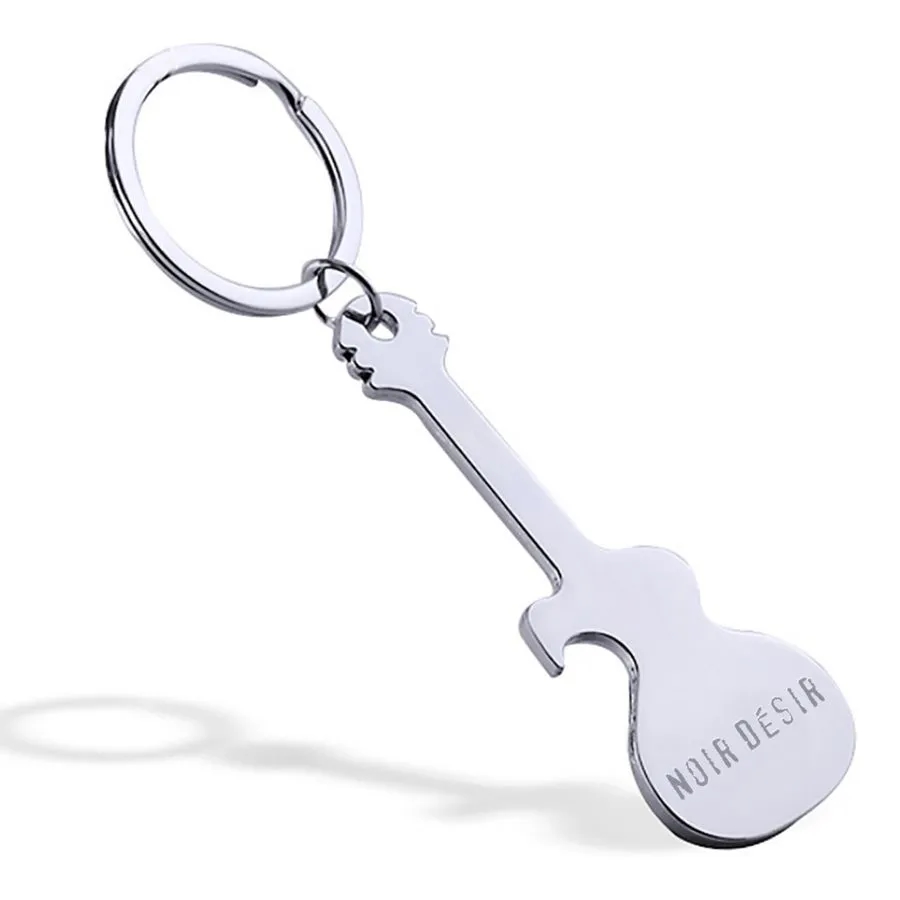 Electric Guitar Bottle Opener Keychain 6