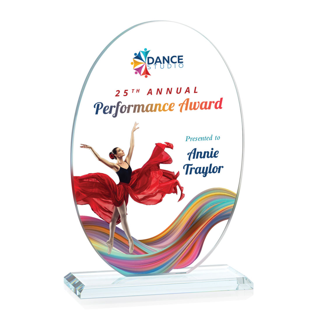 Austin (Vert) VividPrint™ Award - Clear 4