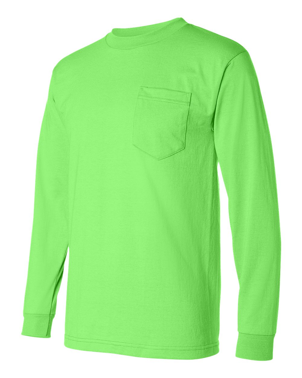 Unisex USA-Made 50/50 Long Sleeve Pocket T-Shirt - 1730 12