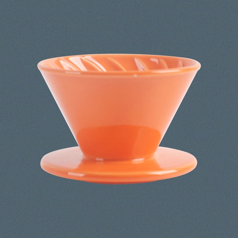 Custom Ceramic Over Coffee Brewing Filter Cone 9