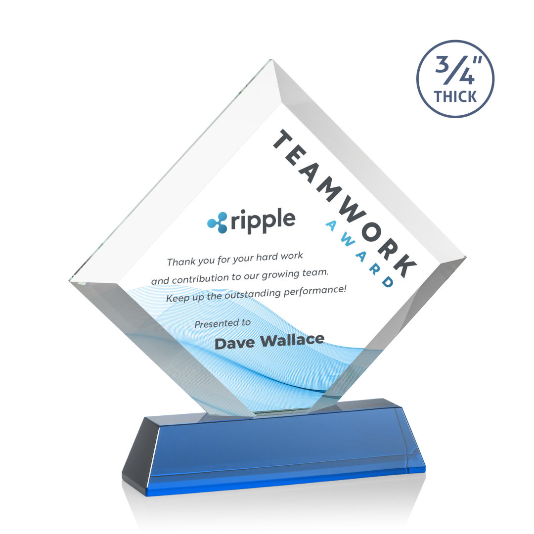 Belaire VividPrint™ Award on Newhaven Base - Sky Blue 8