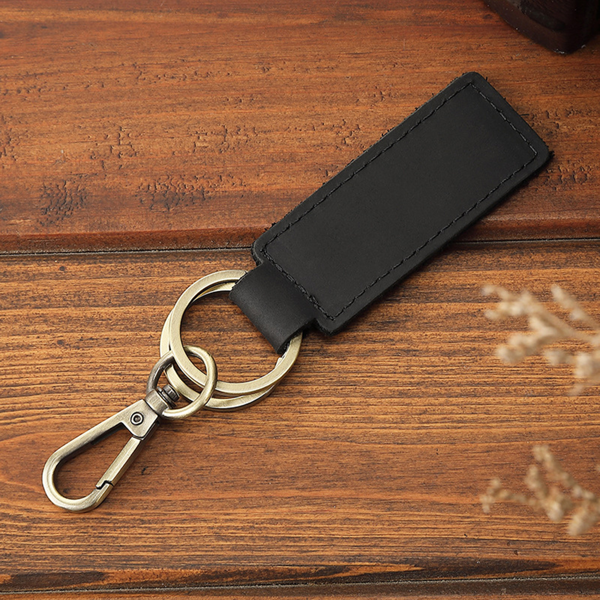 Vintage Genuine Leather Car KeyChains 2