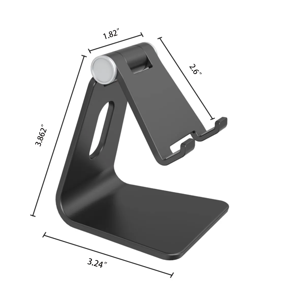 Mini Portable Anti-Slip Desk Adjustable Cell Phone Stand 3