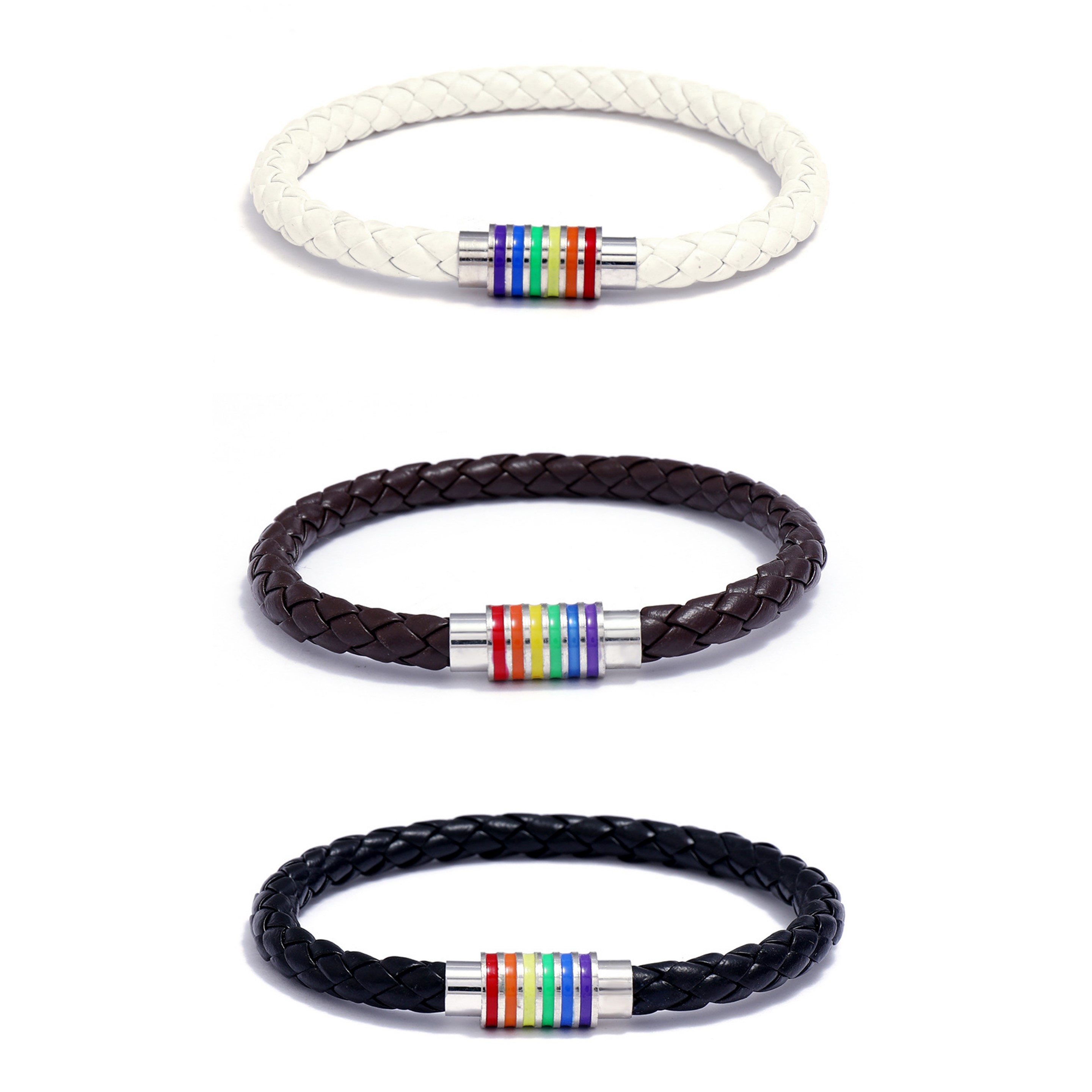 Leather Magnetic Bracelet (direct import) 4