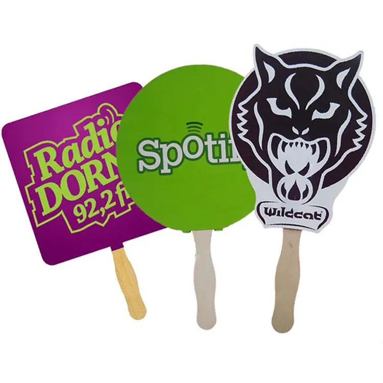 Custom Shaped Wooden Hand Fan 3
