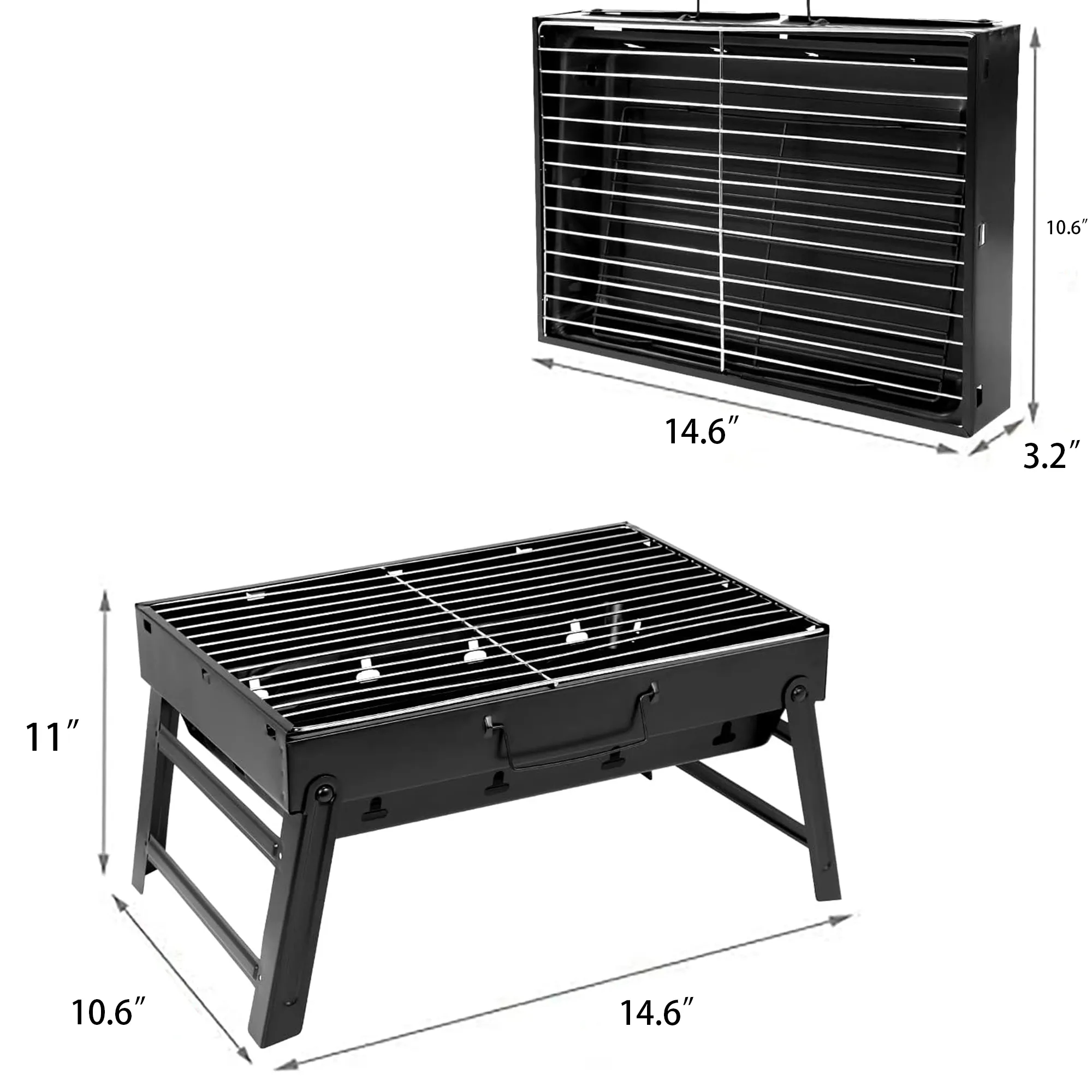 Portable Camping Picnic Carbon Grill 1