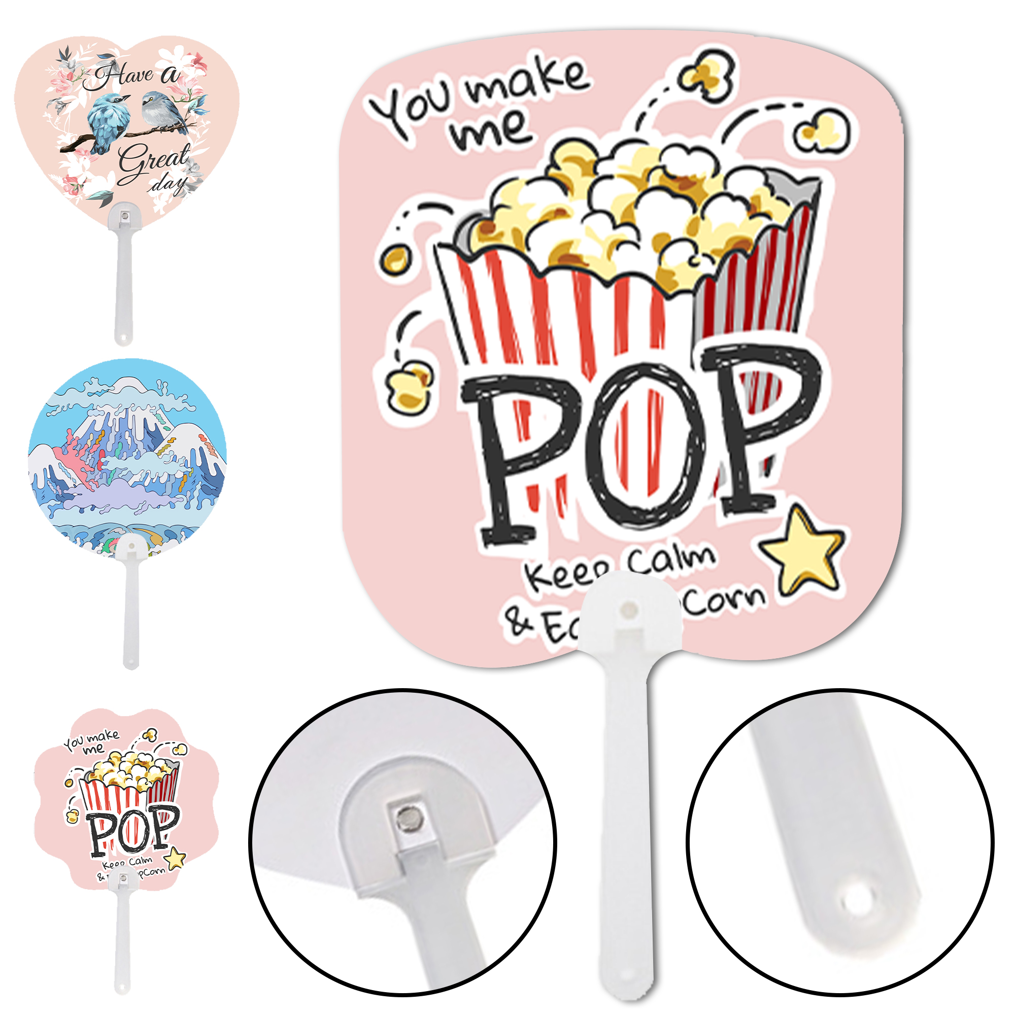 Logo Printed Fans 3