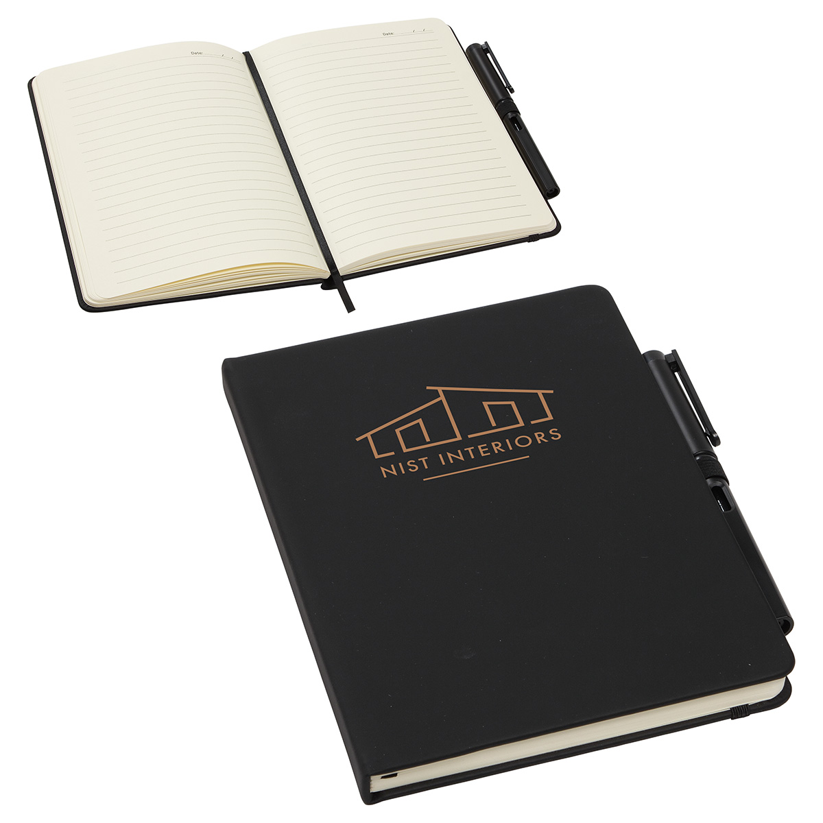 Quorum Soft Touch Journal with Matching Color Gel Pen 2