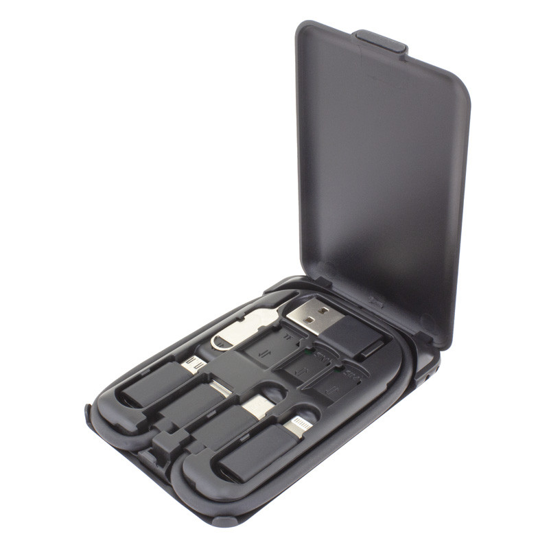 Chi-Charge Cable Card - collapsible wireless charging stand and charging cable carrier 17