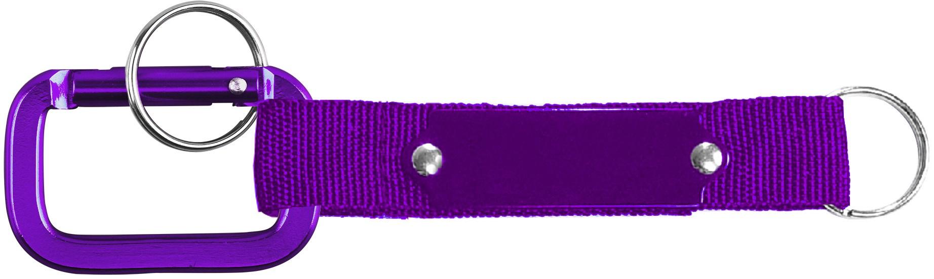 Square Shaped Carabiner with Strap and Plate 4