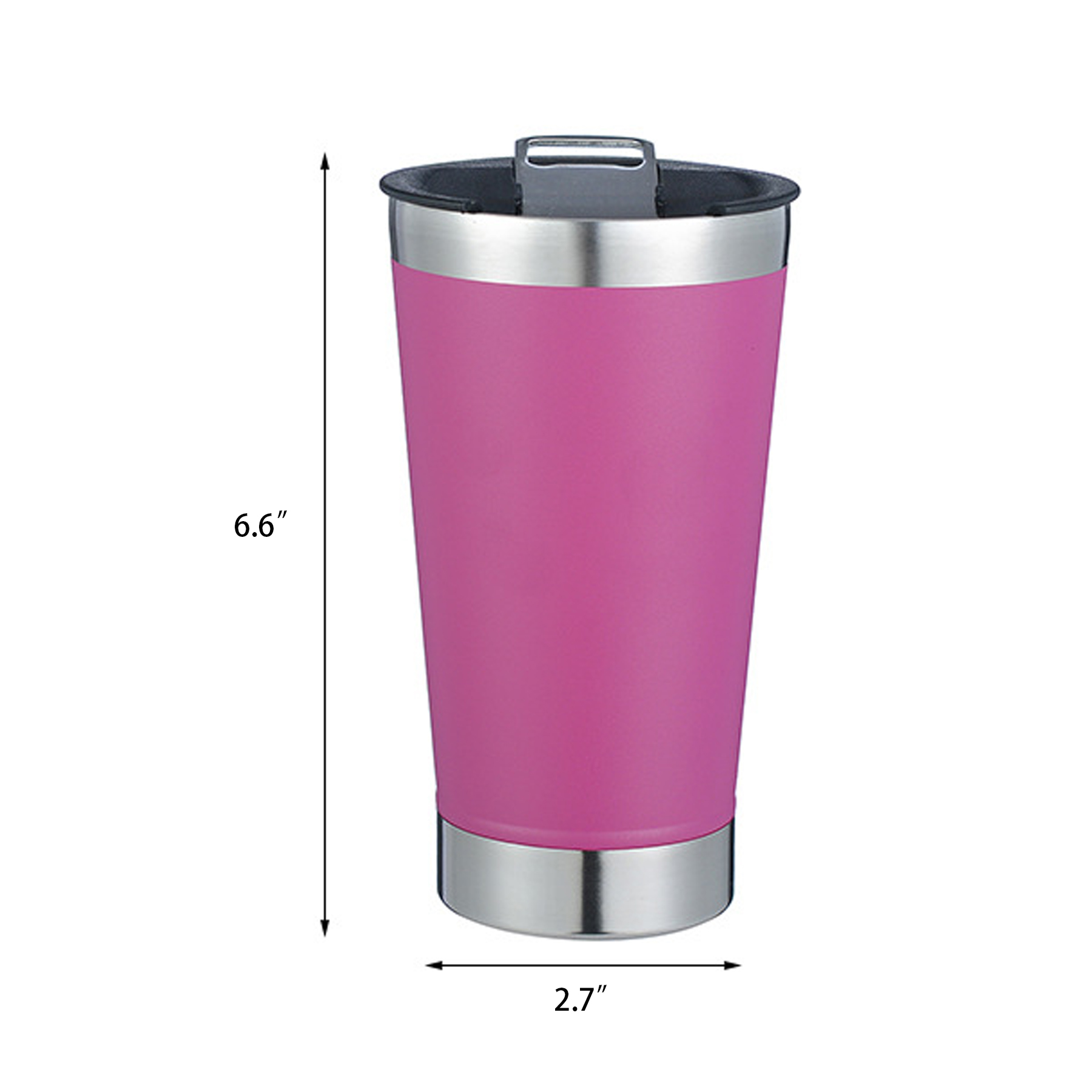 Stainless Steel Travel Mug with Beer Opener 3
