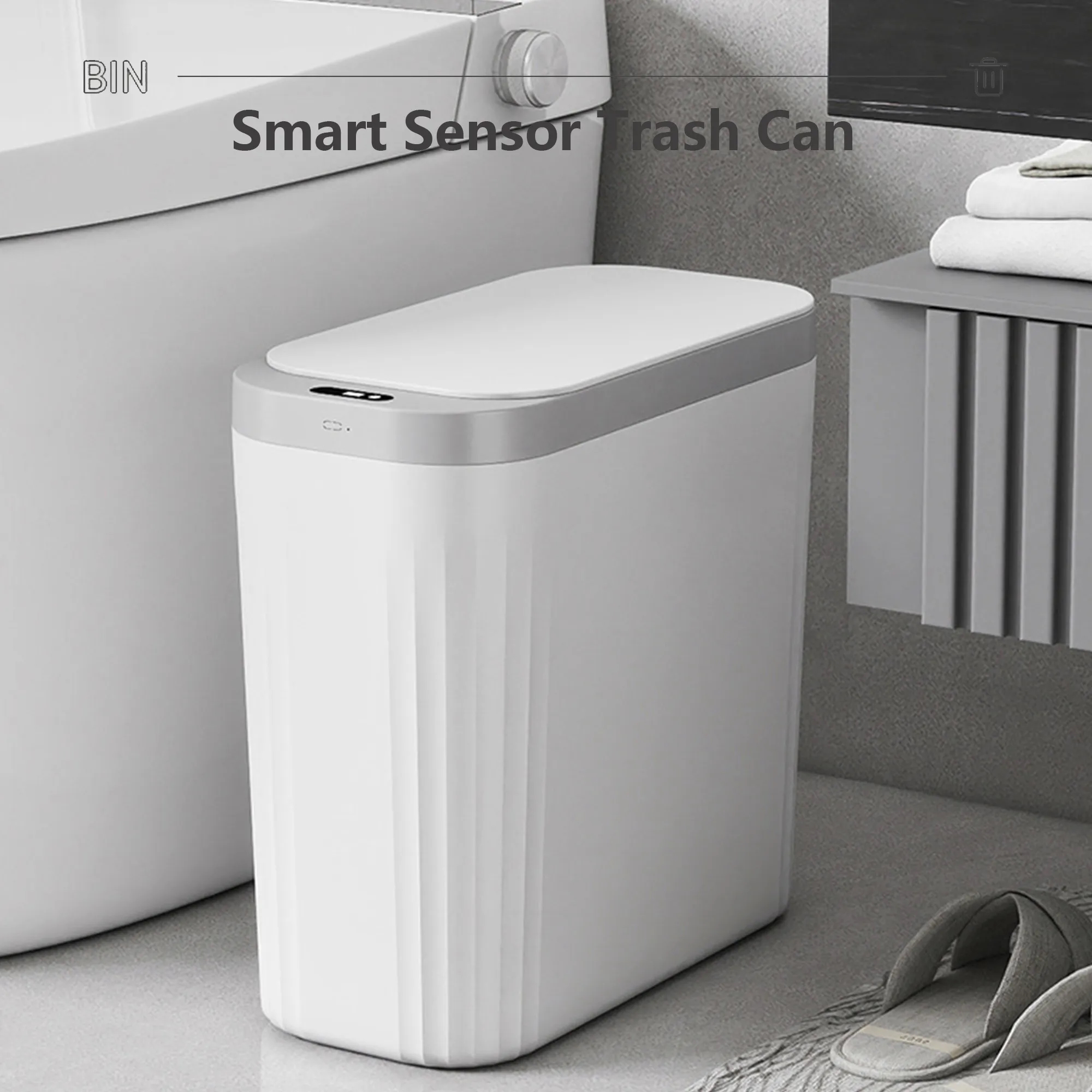 Large Capacity Sensor Trash Can 6
