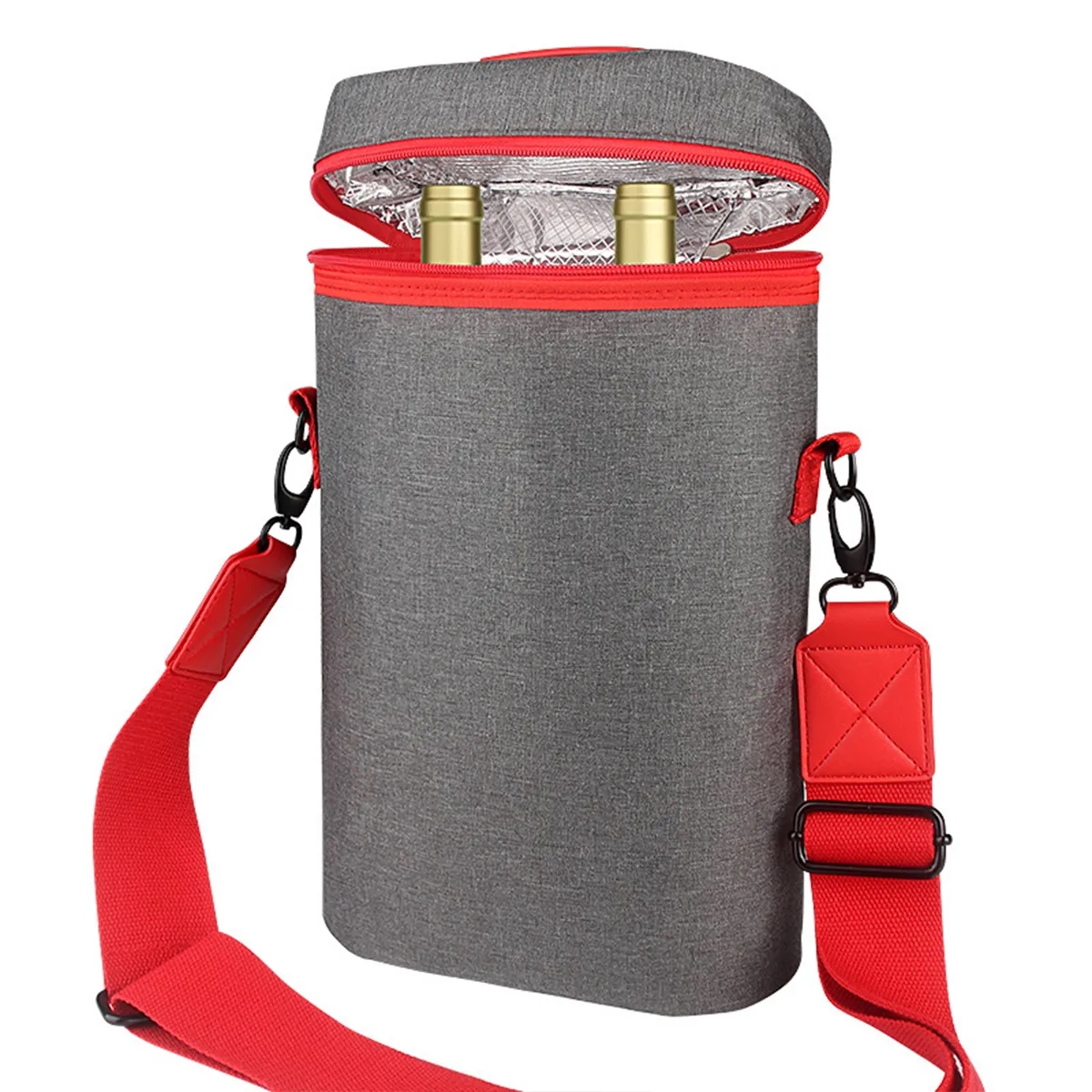 Portable Thickened Aluminum Film Insulated Red Wine Bag 3