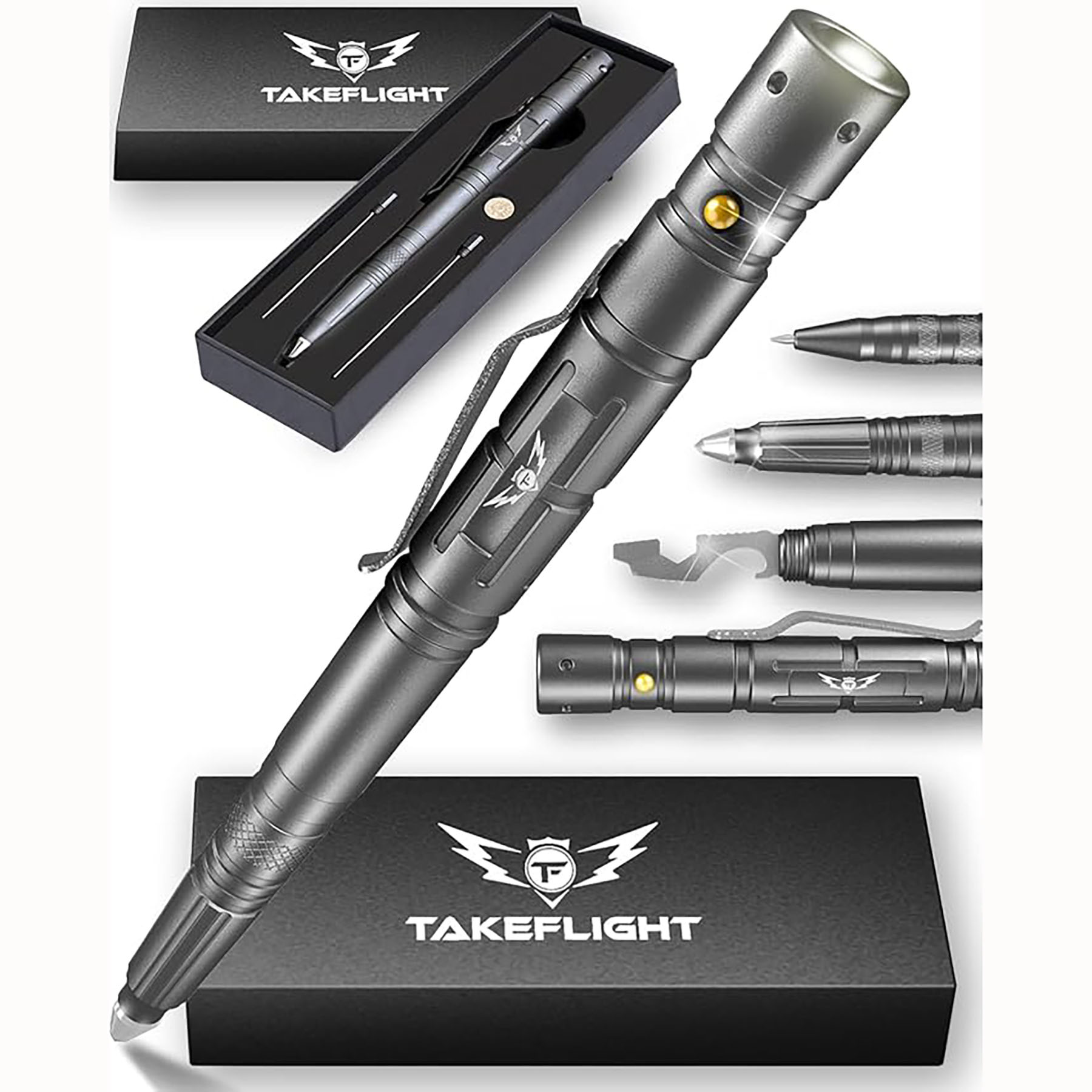 9 in 1 Multi Functional Tactical Survival Pen 2