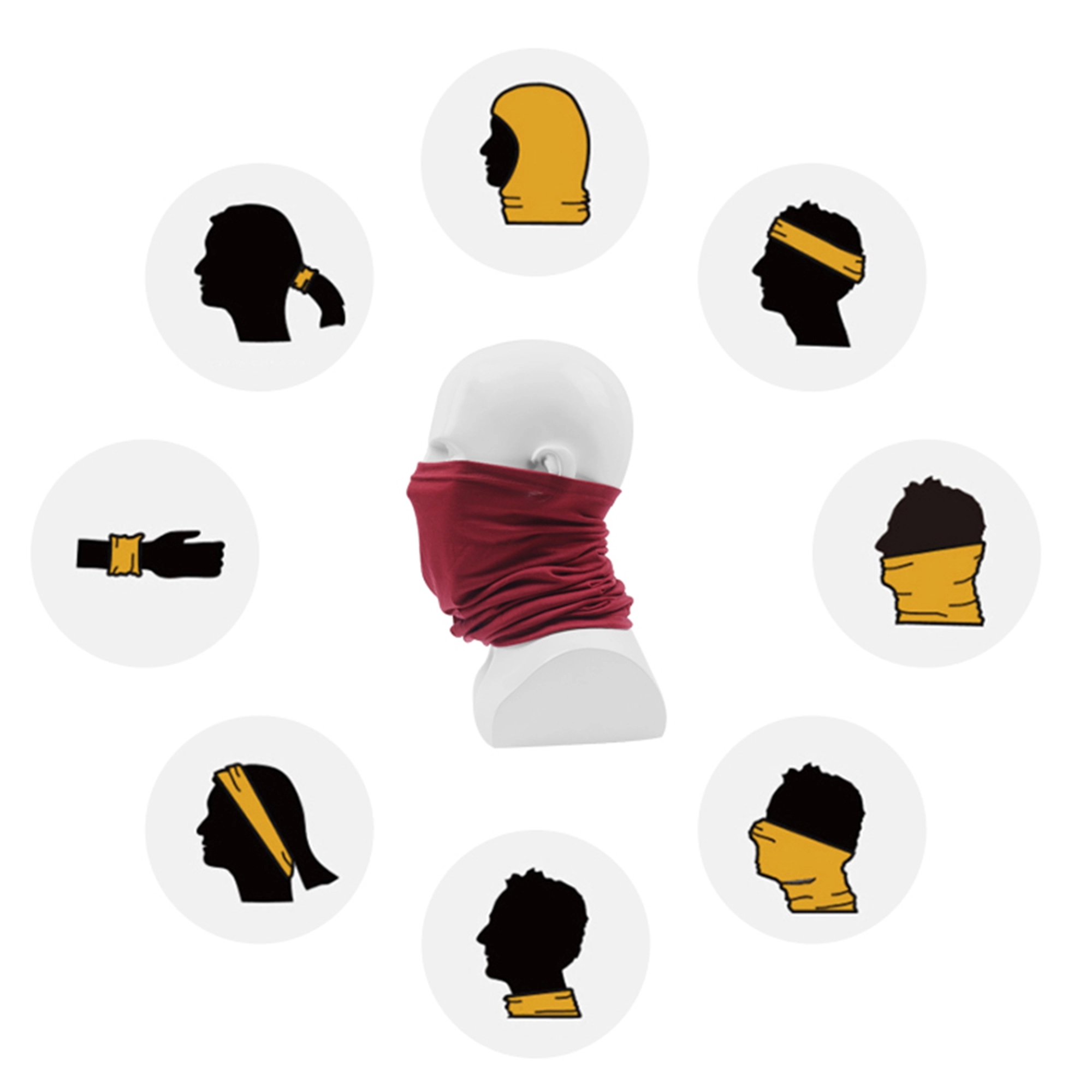 Neck Gaiter Bandanna MOQ 80PCS 2
