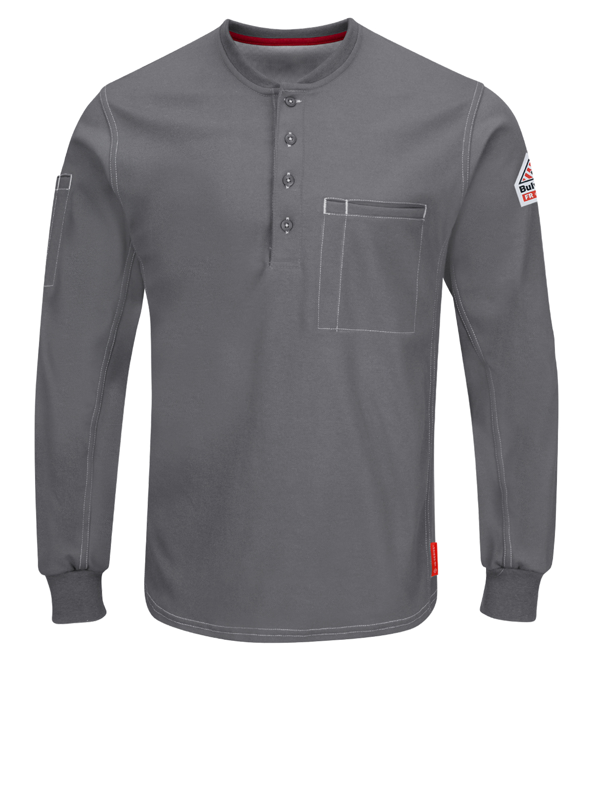 Bulwark iQ Series - Men's Comfort Plus Flame-Resistant Knit Henley Shirt 1