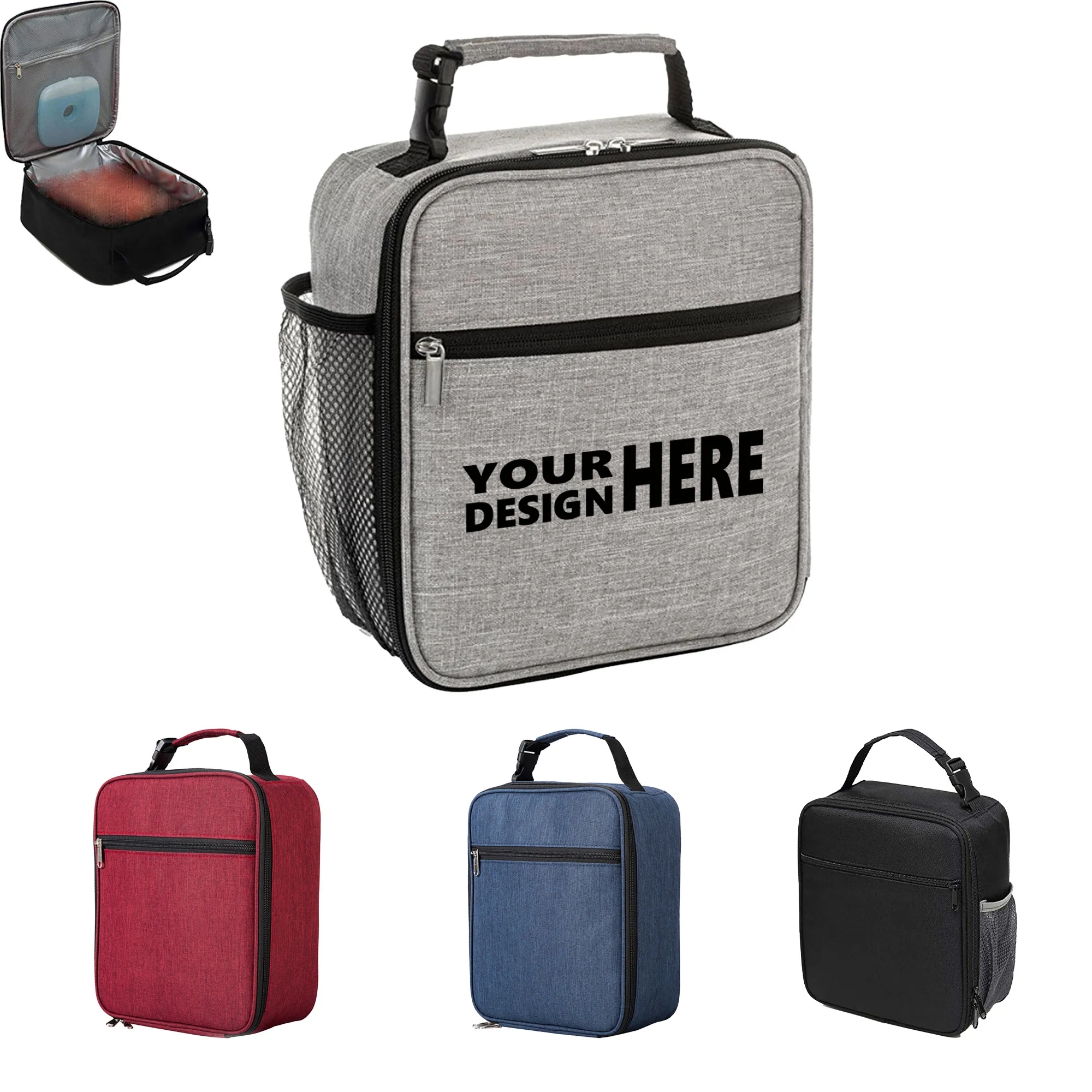 Student Business Aluminum Foil Oxford Cloth Insulated Bag 6