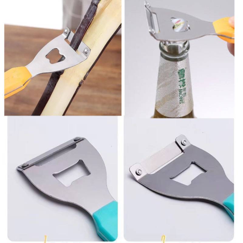 Stainless steel multifunctional peeler bottel opener 4