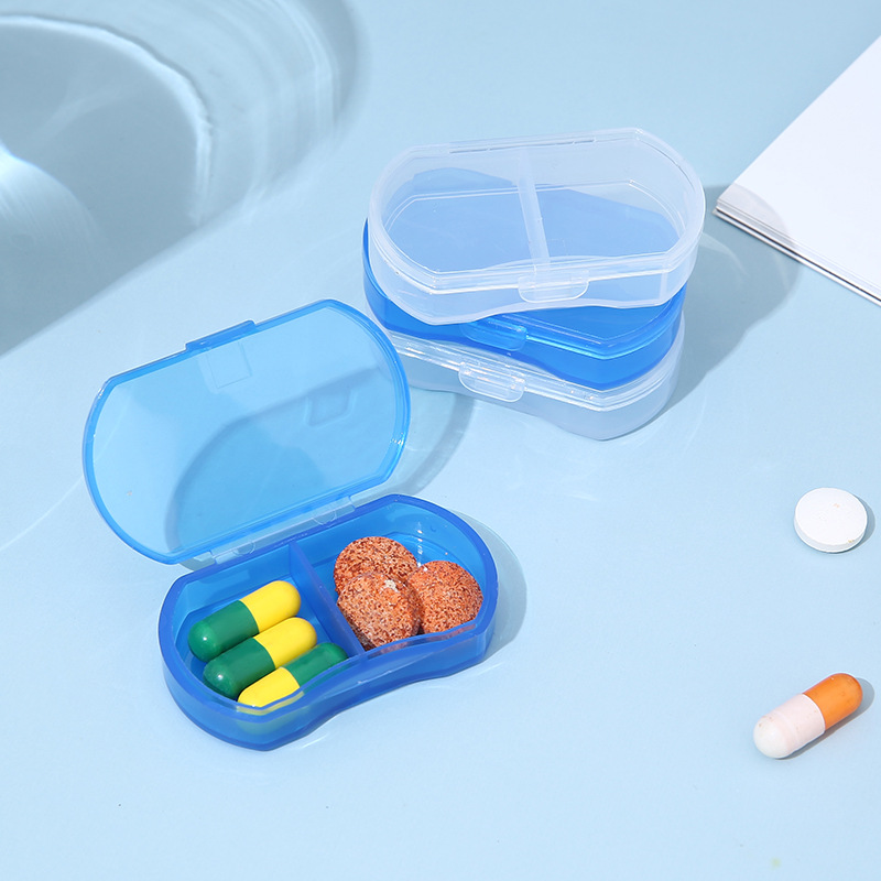 Portable Mini Clear Pill Box 4