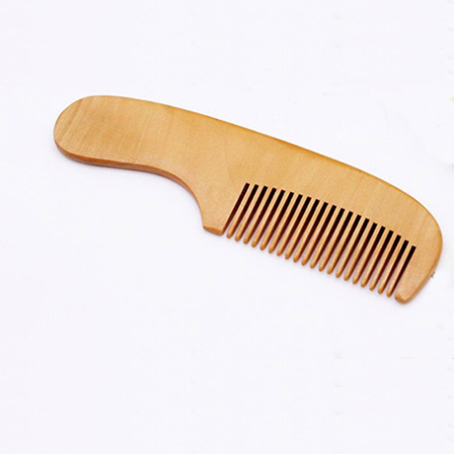 Natural Goat Bristle Baby Brush & Comb Set for Scalp Care 5