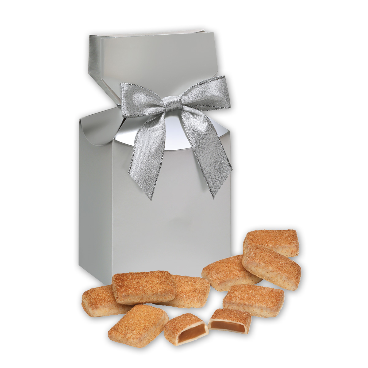 SALE - Cinnamon Churro Toffee in Silver Premium Delights Gift Box 1